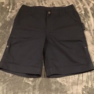 Carharrt Women’s Ripstop Original Fit Shorts Navy Blue 8